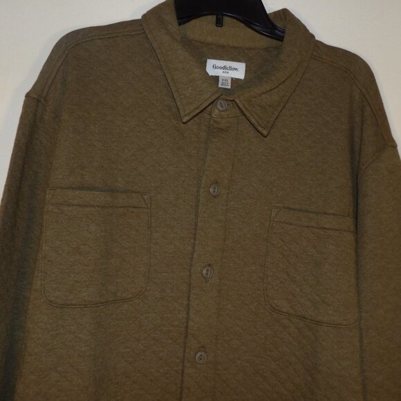 EUC Goodfellow Army Green Shirt Jacket Lightweight Sz XXL - Picture 2 of 6